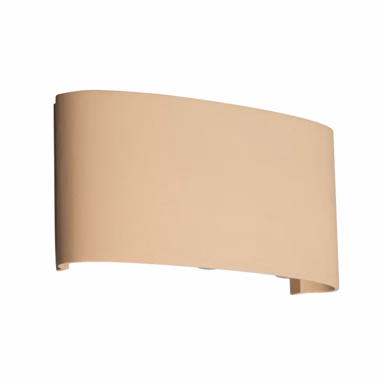 FISCHER & HONSEL Applique da esterni a LED Berlin, Crema / Ambra, Metallo, Moderno, Applique LED da esterni