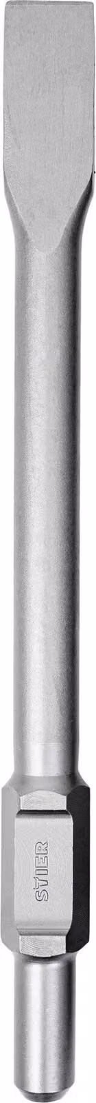 Scalpello piatto STIER SDS-HEX, 35 x 410 mm, per martello demolitore, buona asportazione di materiale, uso versatile