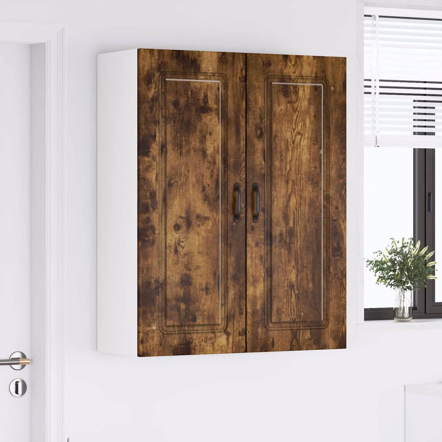 Pannello per lavastoviglie vidaXL Kalmar Rovere fumé, colore marrone, L 80 cm x P 31 cm x H 100 cm