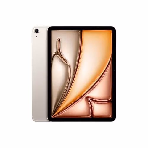 Apple iPad Air 11'' con chip M3: Apple Intelligence, 1 TB, fotocamera frontale e posteriore da 12MP, Wi-Fi 6E + reti cellulari 5G, Touch ID, un giorno intero di batteria — Galassia