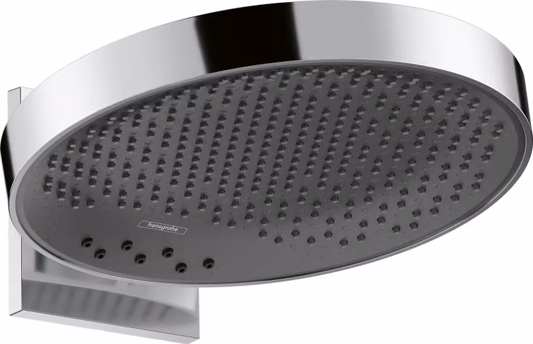 Douche de tête Rainfinity 360 3 jets avec raccordement mural, 26234000, 26234000