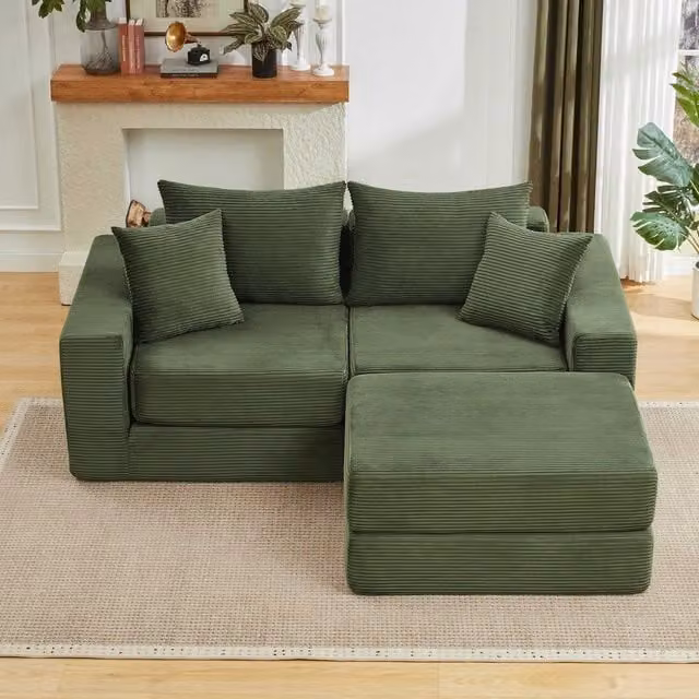 Divano letto modulare ¨C Minimal ¨C imbottito morbido