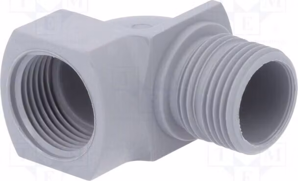 1 x Raccordo per cavo M20, materiale: 52106220, grado di protezione IP55, angolato, per cavi di sezione 1,5