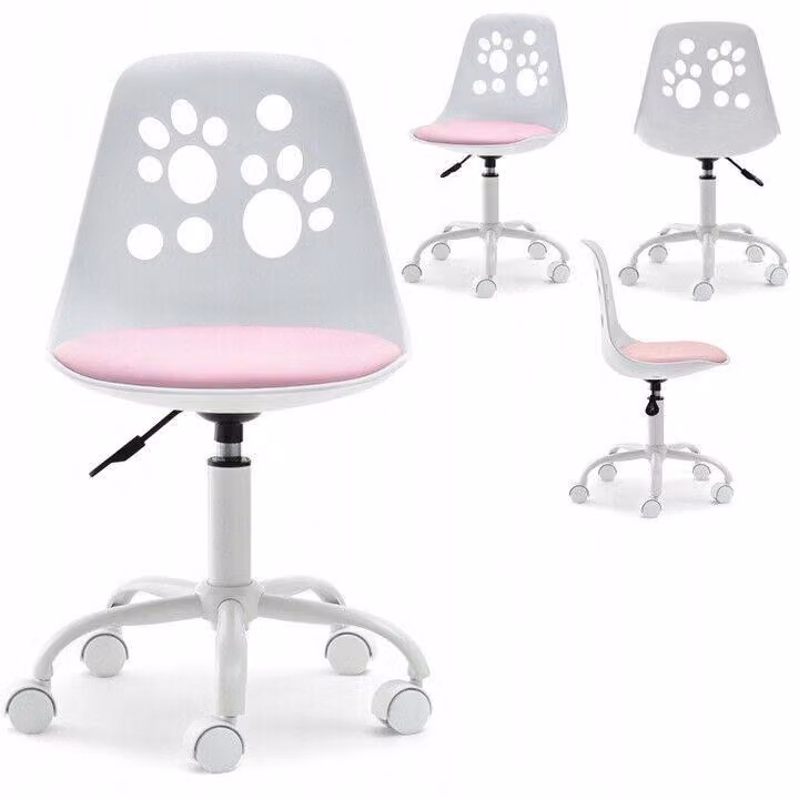 Sedia da scrivania bambini sedia girevole bambini sedia da scrivania ragazza rosa bianco