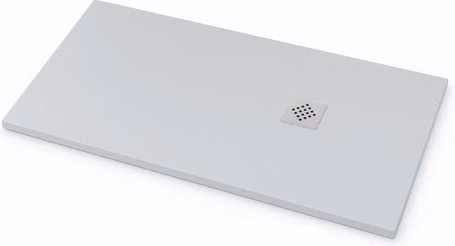 Piatto doccia Ardesia extra piatto 75X130 cm colore Grigio chiaro RAL 7035 griglia Grigio chiaro