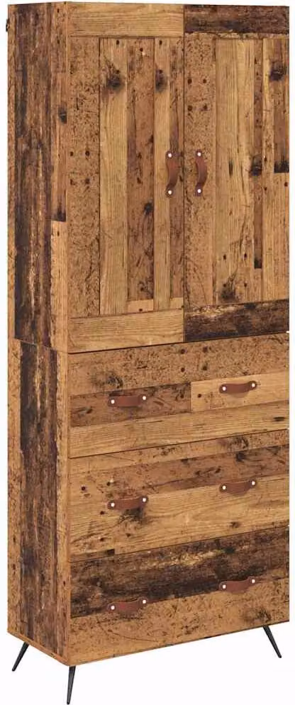 Credenza Legno vecchio 69,5 x 34 x 180 cm Legno multistrato