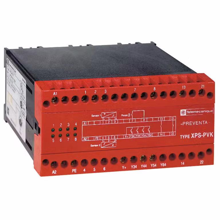 Modulo di sicurezza Schneider Electric, monitoraggio dinamico delle valvole delle presse, 24 V CC XPSPVK1184
