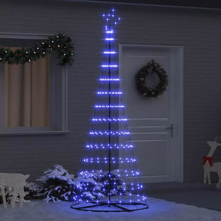 Maison Exclusive - Albero di Natale a LED, colore blu, 250 cm, struttura in metallo