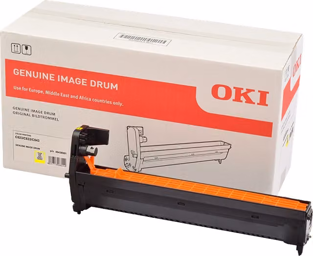 ORIGINAL OKI Tamburo giallo 46438001 C833/843 ~30000 Seiten