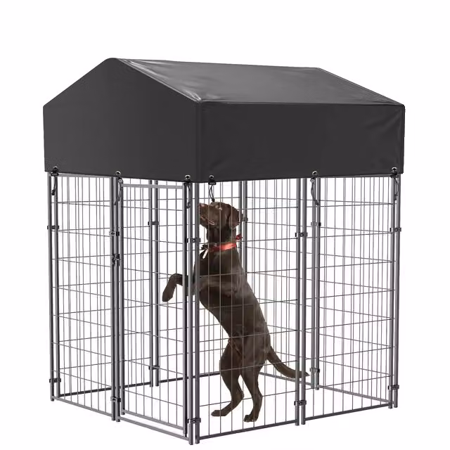 Cuccia per cani, per uso esterno, copertura impermeabile, XL-47x50x65in