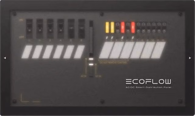 EcoFlow Pannello Smart Home ZMM100LD-EU per Power Hub Nero