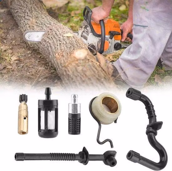 Set di filtri per MS 180/170 - Filtro per il circuito dell'olio - Ricambi - Kit di ingranaggi - Colore nero