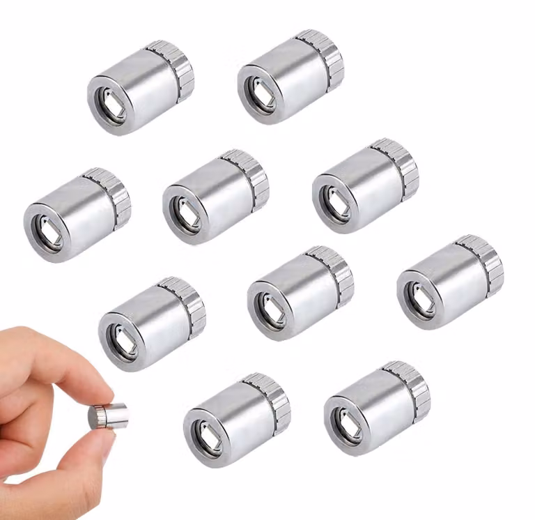 20 mini luci a LED, alimentate a batteria, dimensioni 1,5x1 cm, luce bianca