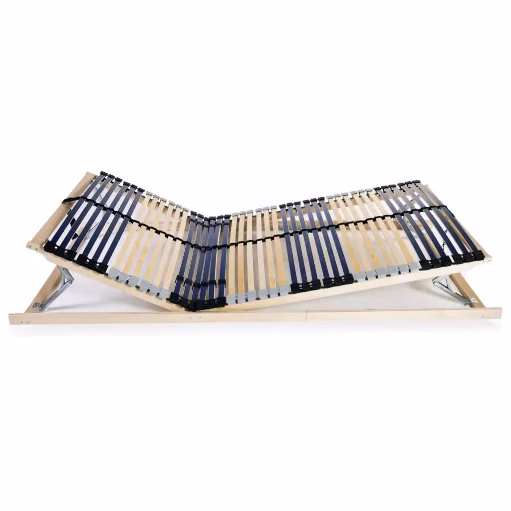 Rete a Doghe Design Mania con 42 Doghe in Legno di Faggio e Betulla, 7 Zone di Supporto, Marrone, L/P: 100 x 200 cm – 2