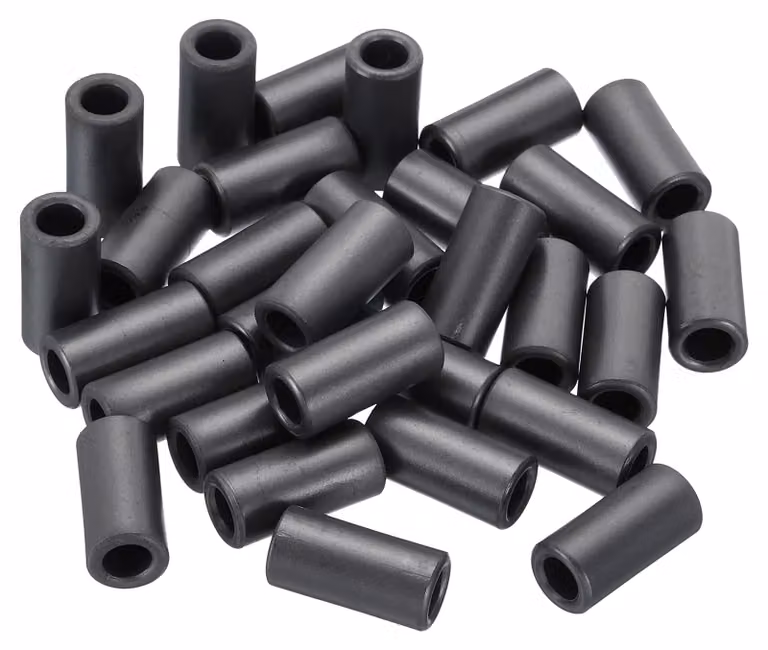 Anello ferromagnetico 0,4" AD x 0,2" ID x 0,8" H, 30 pezzi, nero