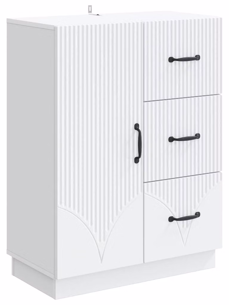 Credenza Bianco 66 x 34,5 x 87 cm Legno ingegnerizzato