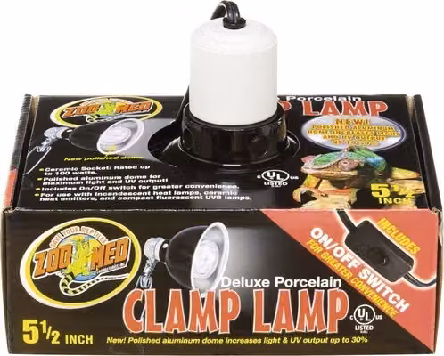 Lampada a pinza Zoo Med Repti Deluxe Small