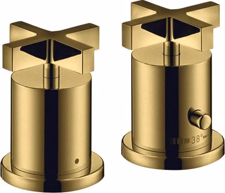 hansgrohe AXOR Citterio Thermostat de baignoire 2 trous avec poignées transversales, 39480990, 39480990