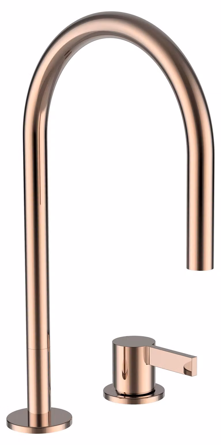 LAUFEN Kartell Mitigeur de lavabo 2 trous, bec pivotant, sans vidage, saillie 166 mm, H3113320822201, H3113320822201