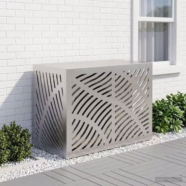 Copertura per condizionatore d'aria Argento 100 x 50 x 70 cm 8014105