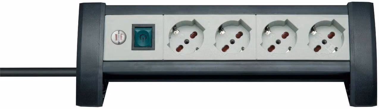 Brennenstuhl 1156255414, presa da tavolo, serie Premium Office Line, 4 prese