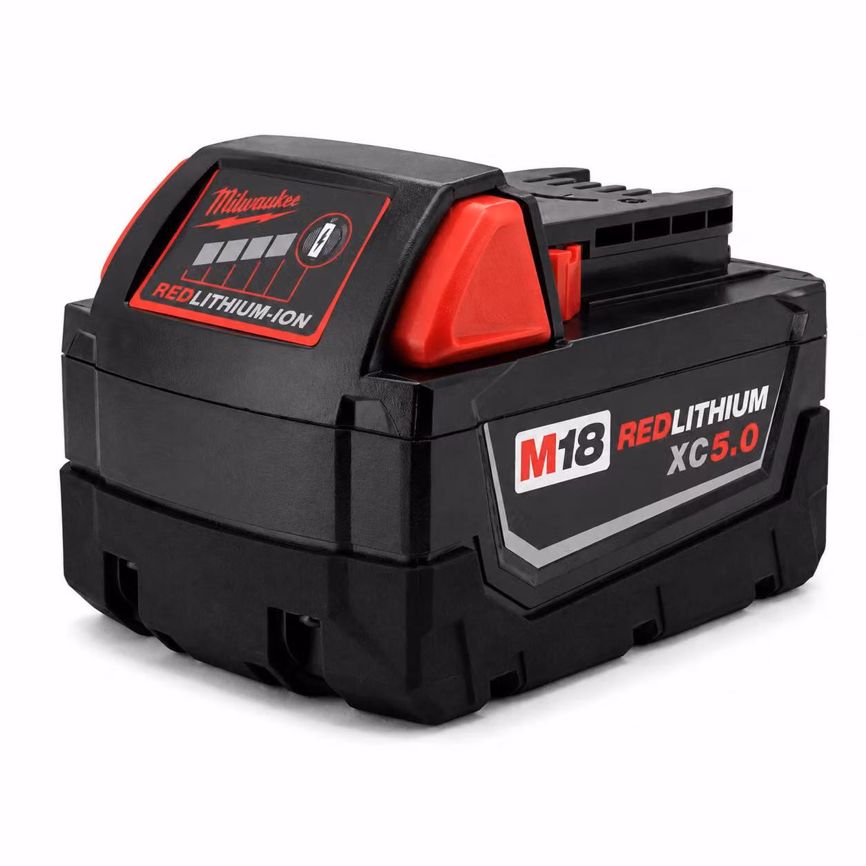 Milwaukee M18 B5 Batteria originale 18V 5,0Ah – Batteria agli ioni di litio REDLITHIUM – Tecnologia REDLINK – 4932430483