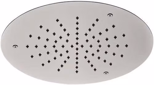 Soffione a soffitto in acciaio inox tondo