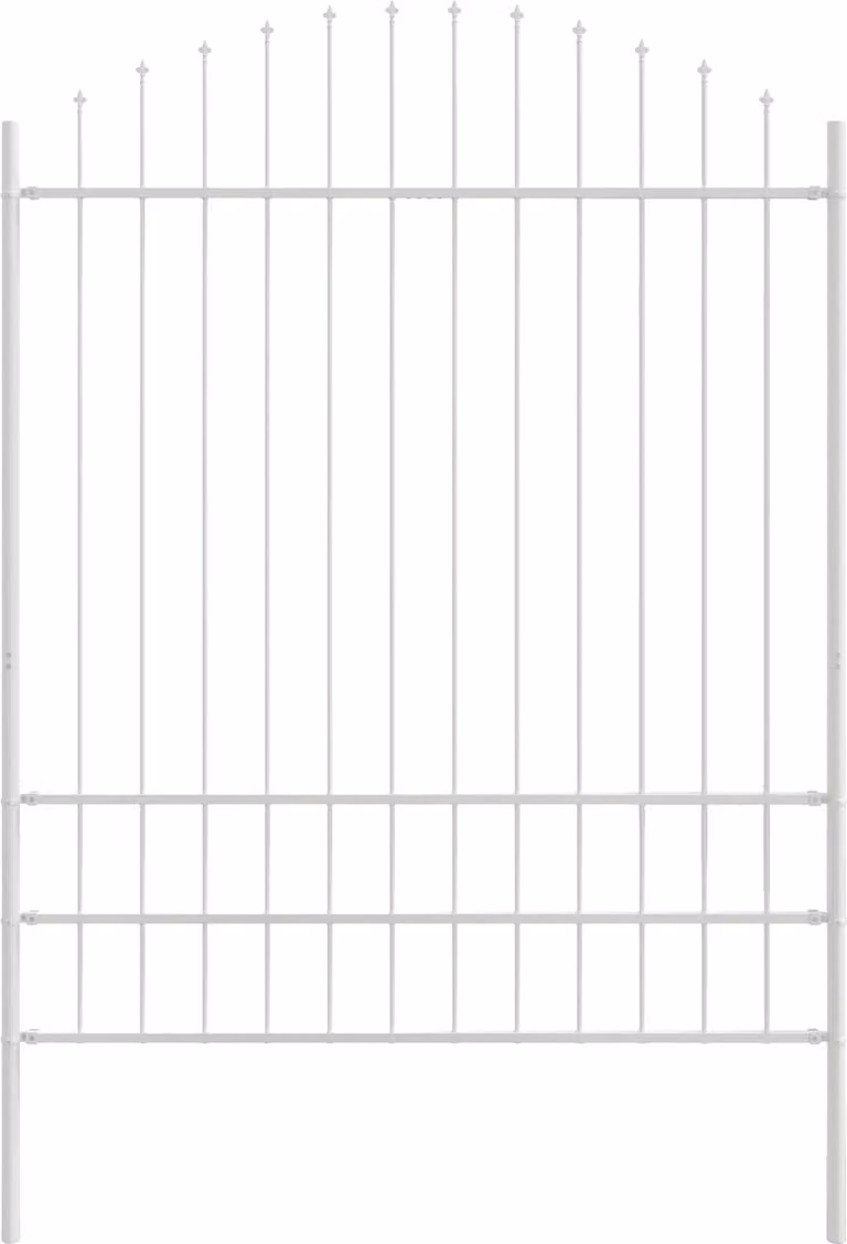 Recinzione per Giardino 6 pcs Bianco 170 x 225 cm