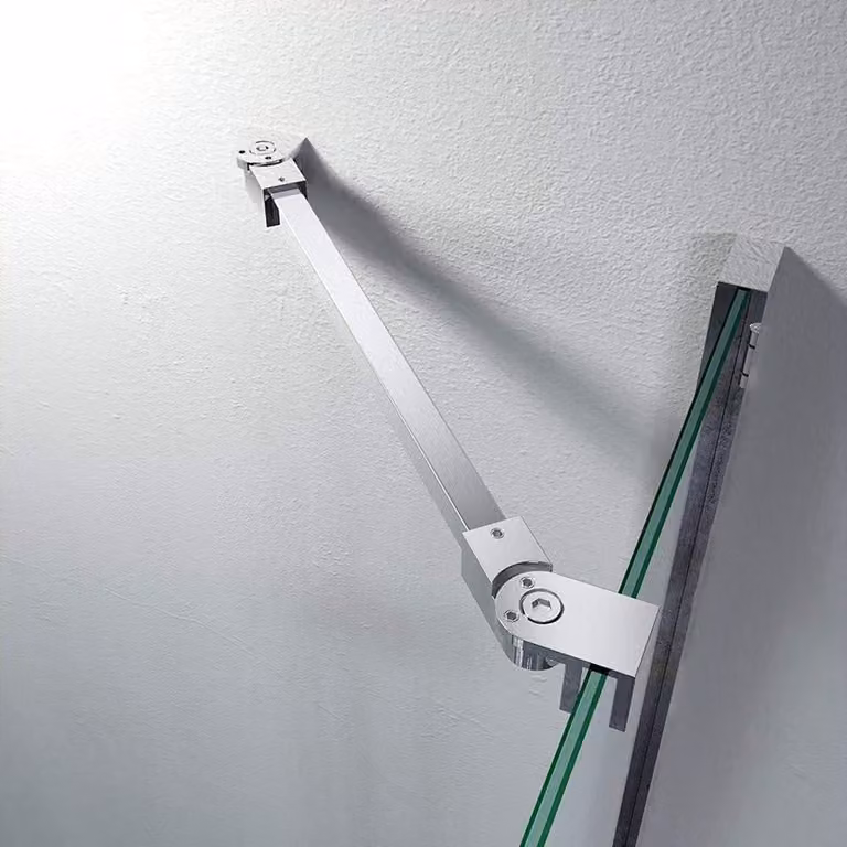 Solidchoice - Barra di supporto in acciaio inossidabile da 40 cm per fissare il vetro a parete, ideale per porte doccia