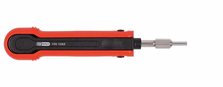 KS TOOLS Attrezzo di sblocco per spine/maniche rotonde 3,5 mm (AMP Tyco 3,5) - 150.1262