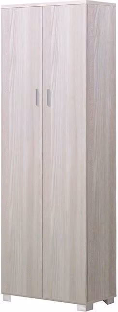 Kit Armadio SARMOG in Olmo Chiaro con Ante a Battente, H 180 x L 62 x P 34 cm