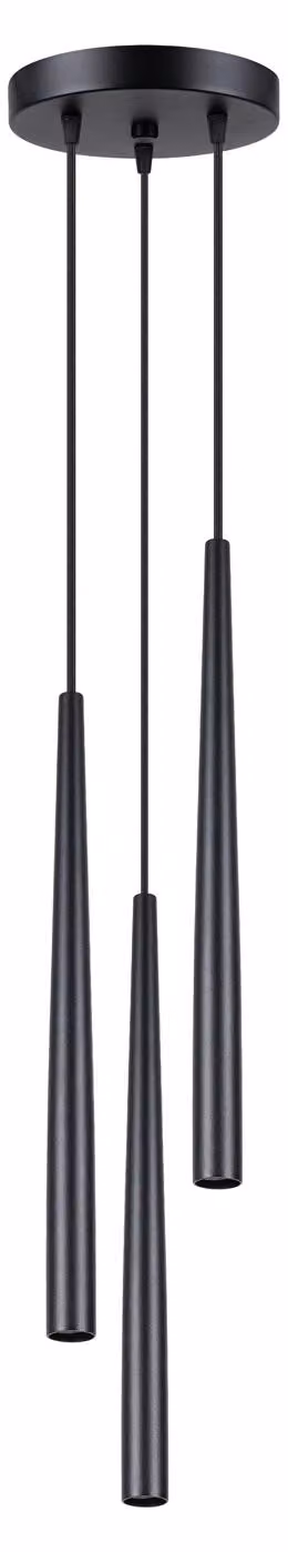 Lampada a pedale BLISS 3P nero 3xG9 8W acciaio 118x19.5x19.5cm Sollux Lighting
