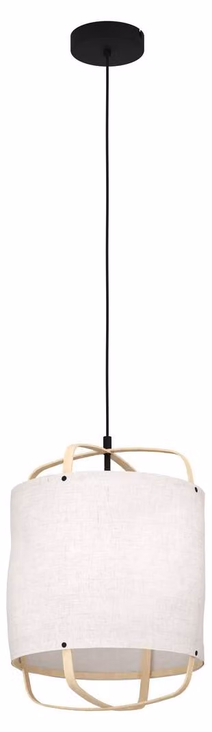 Eglo 43874 SURFLEET E27 lampada a sospensione Ø330mm nero natura