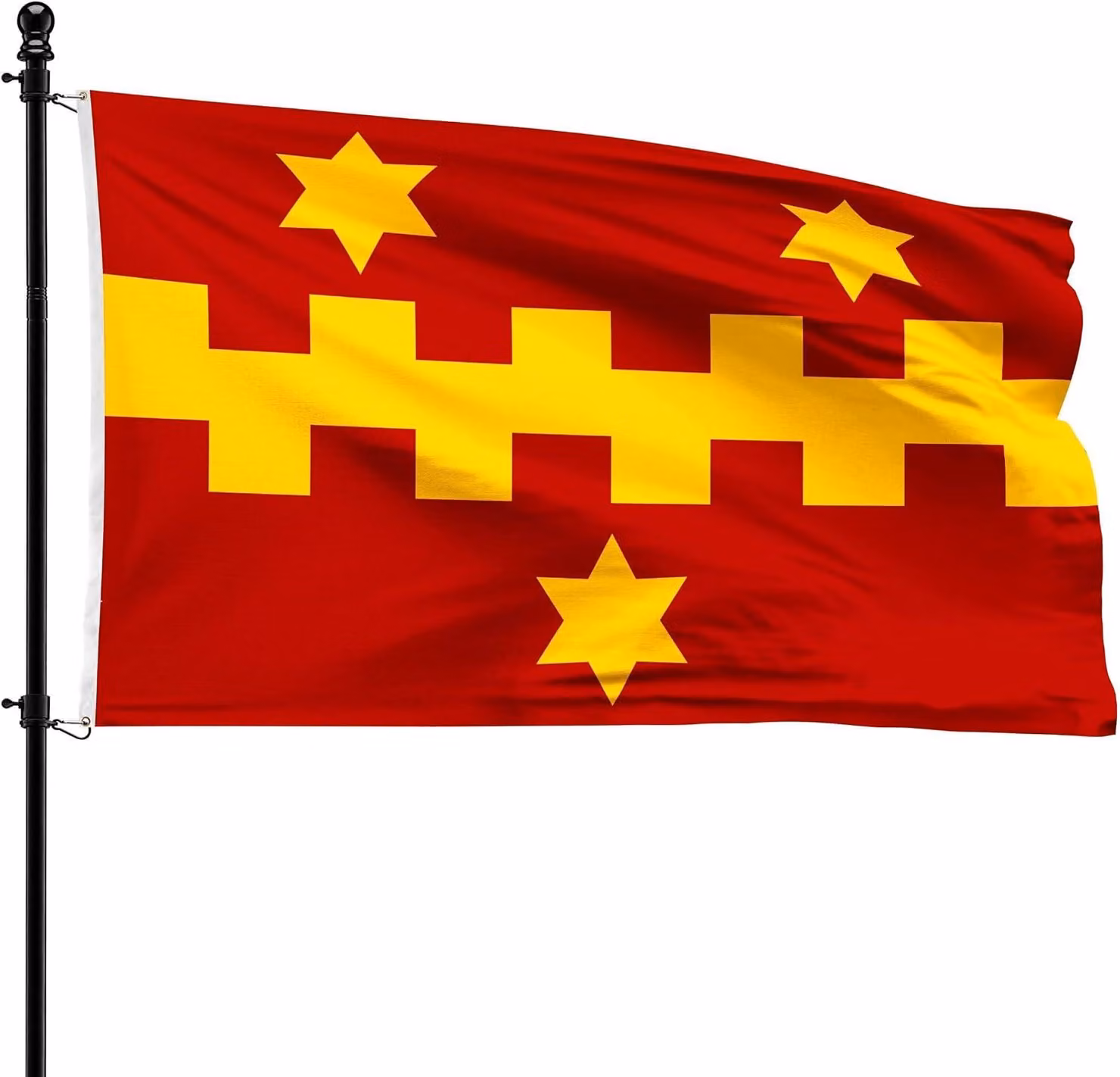 Bandiera Fleterse, 90 x 150 cm, in poliestere, adatta per l'asta di bandiera