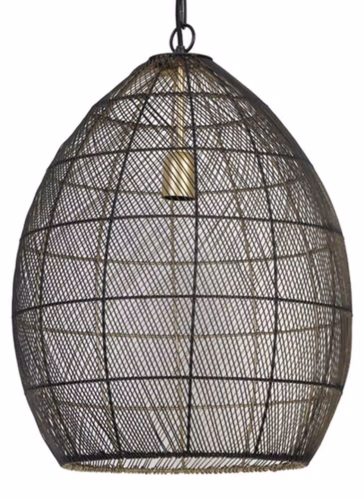 Lampada a sospensione - nero - Meya - metallo - Ø 40cm - E27 - 2933612 - Light & Living