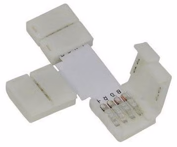 Connettore per strisce LED RGB 10 mm 4 pin Eko-light EKPZ050