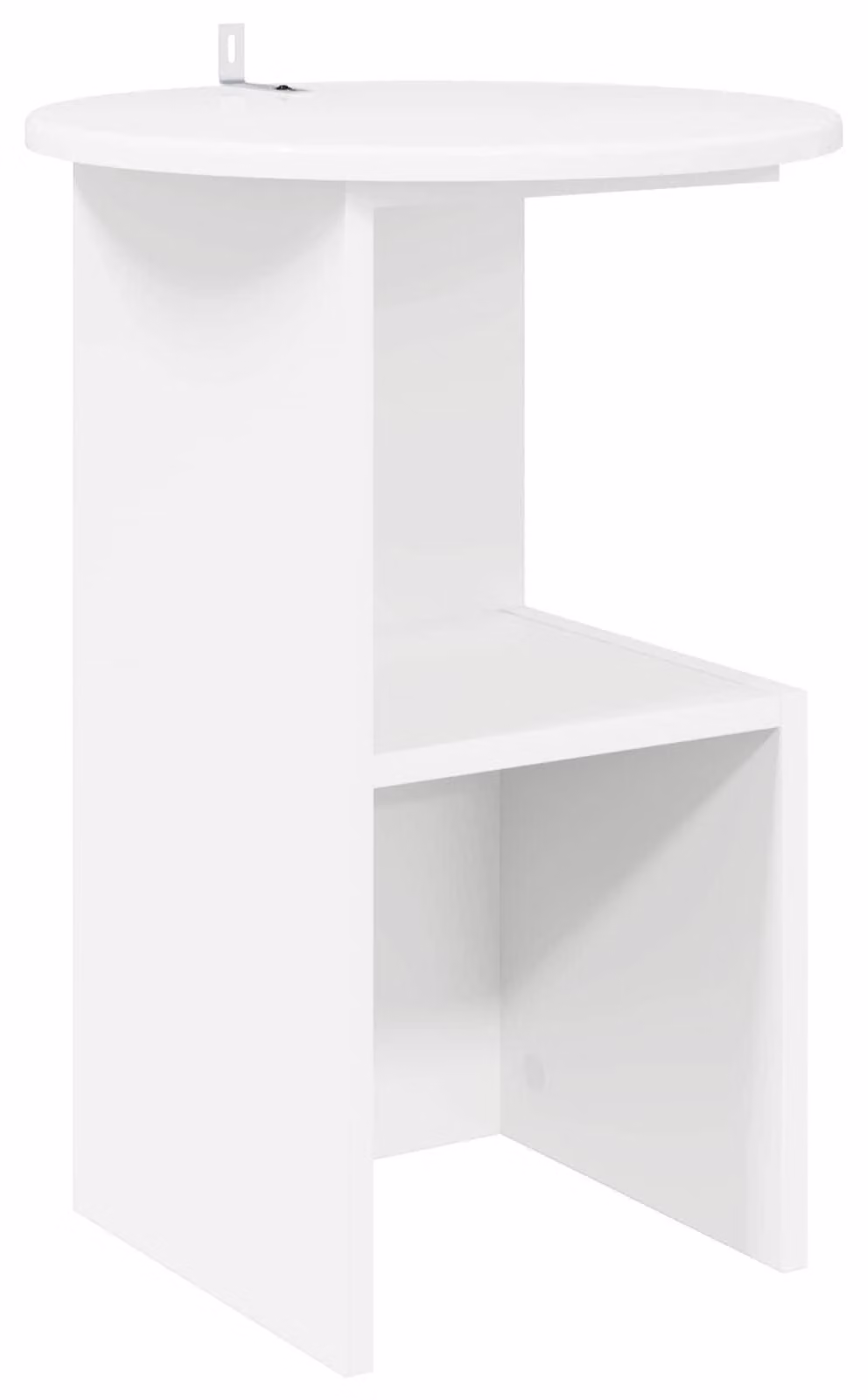 Tavolo laterale Bianco Ø 39,5 x 55 cm Legno ingegnerizzato