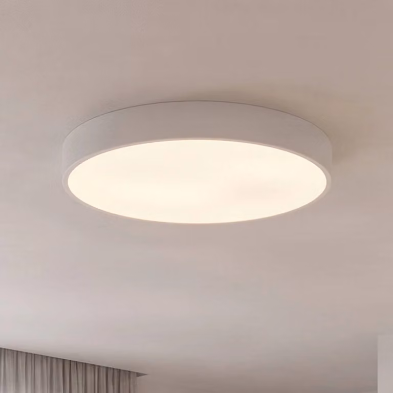 Plafoniera soffitto Cleo TEMAR LIGHTING, dimmerabile, Bianco / Opale, Soggiorno / Sala da pranzo, Moderno, Plafoniera