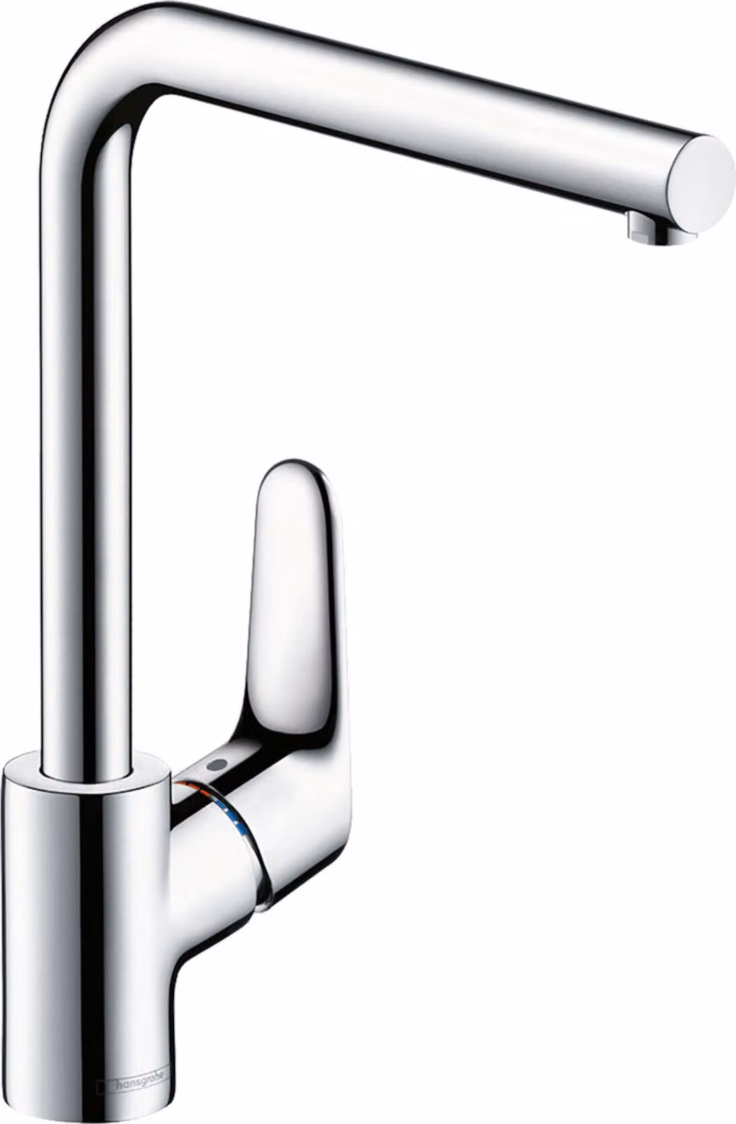 Miscelatore per lavello hansgrohe Focus con bocca girevole cromata, 1 pezzo.