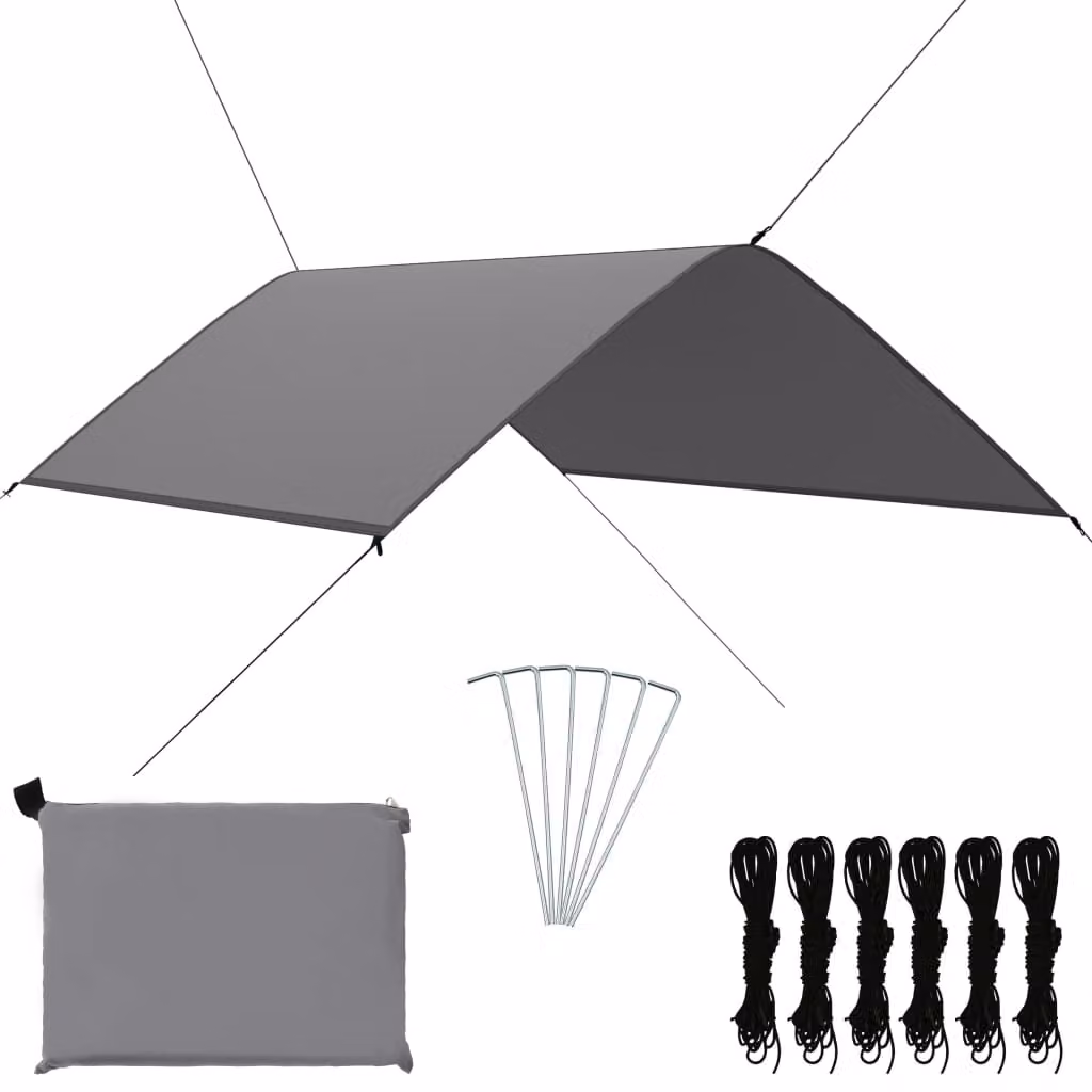 The Living Store, telo per esterni, 3x2 metri, colore grigio