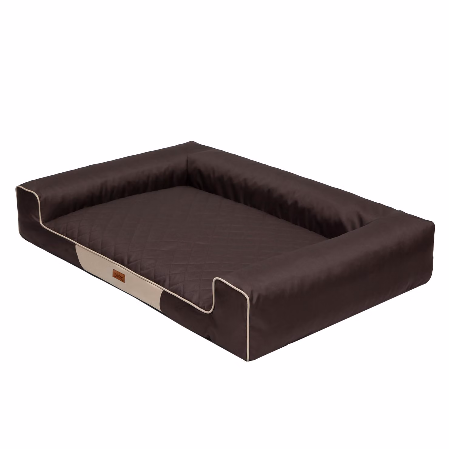 Cuccia per cani Victoria XXL, 118 x 78 cm, con materasso: divano lavabile e impermeabile