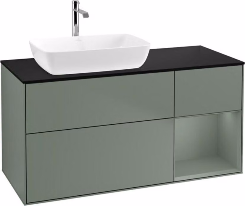 V&B mobile da parete Finion 120cm, Pl b m, Rg Oli. m Lac, Oli. m Lac