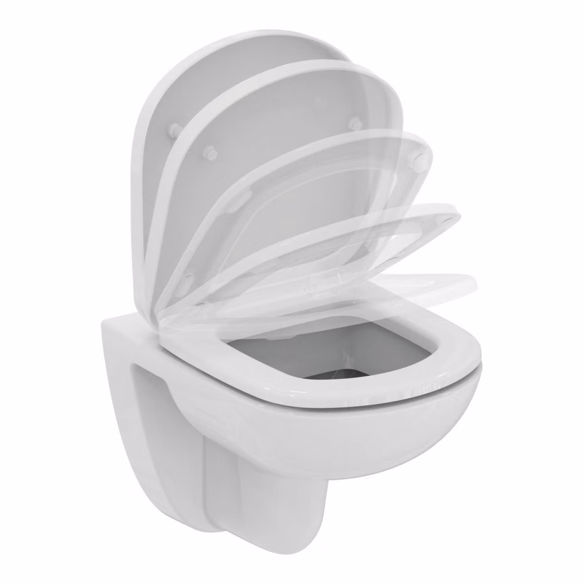Ideal Standard Eurovit Plus Sedile per WC con chiusura morbida T679901 Bianco (Alpine)