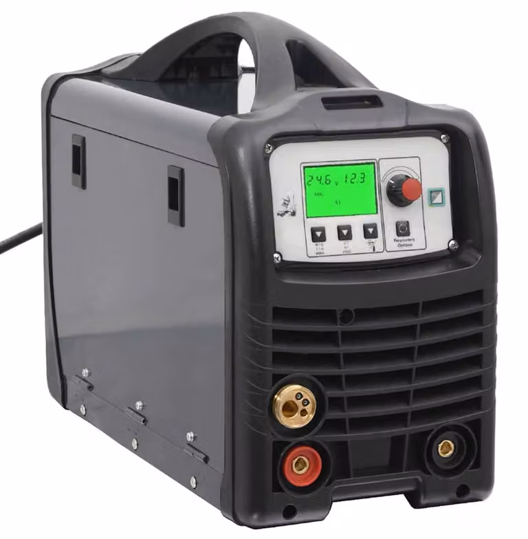 Saldatrice MIG/MAG/TIG 200A - Potenza: 200 Ampere - Dimensioni: 59x47,5x36 cm