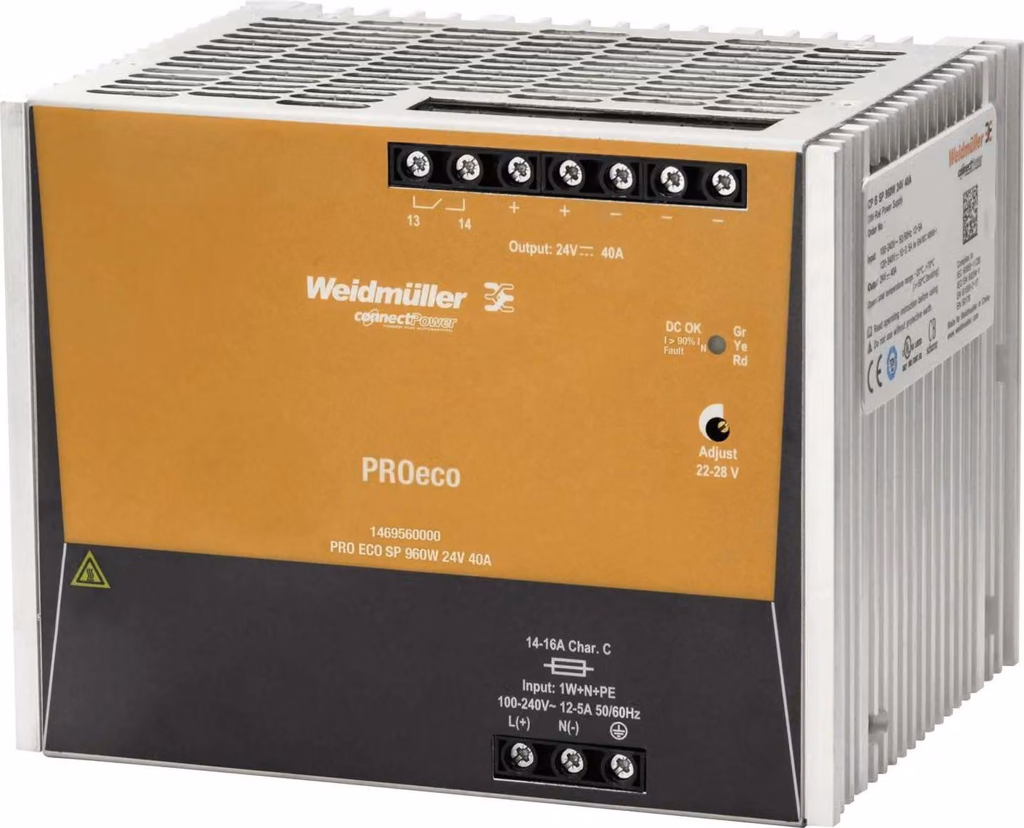 Alimentatore switching Weidmüller PROECO3 960W 24V 40A 1469560000