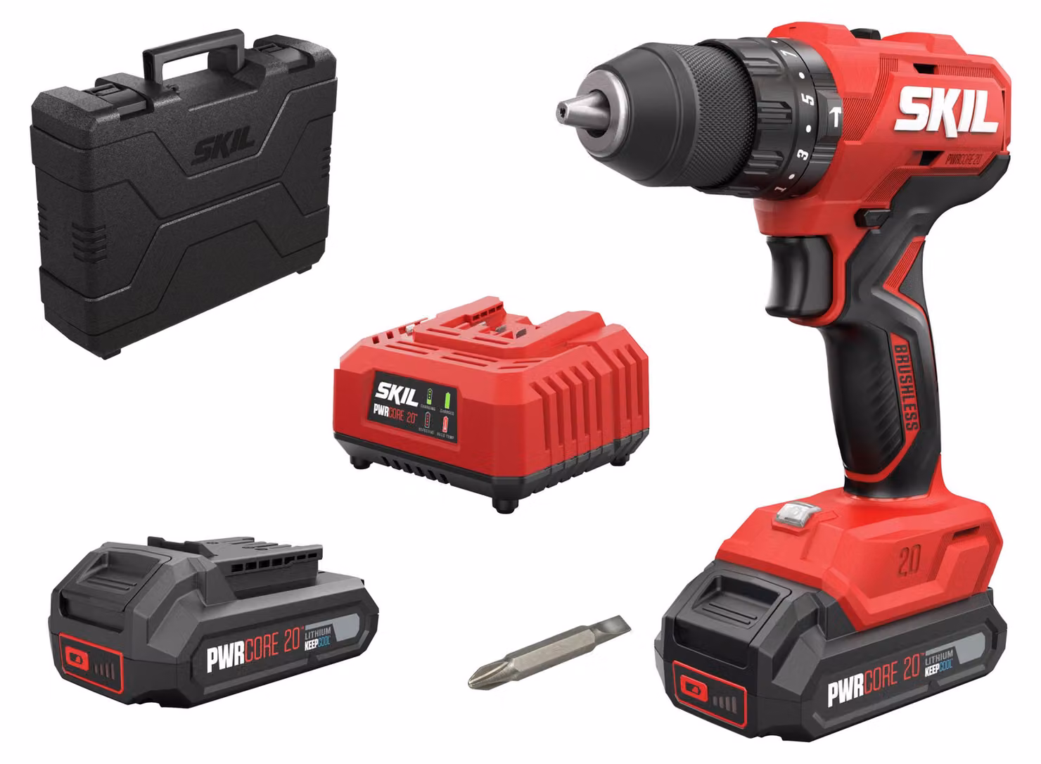 SKIL 3021HA Akku-Schlagbohrschrauber (Zweiganggetriebe, Holz/Metall/Mauerwerk)