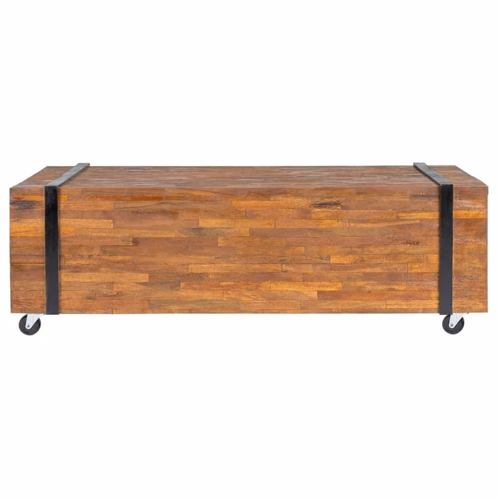 SYFAX™ Tavolino da Caffè 110x45x38 cm in Legno Massello di Teak