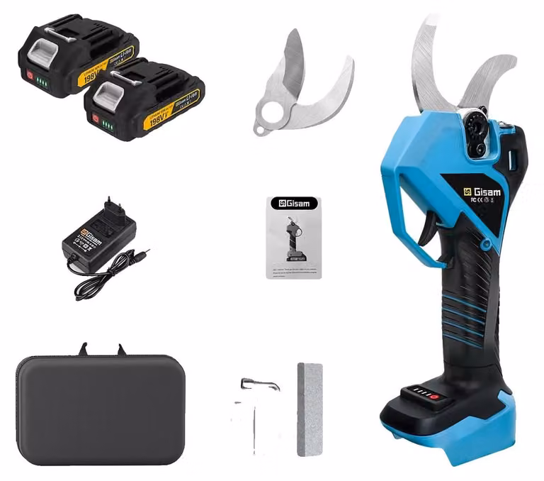 Potatori elettrici, motore brushless, impugnatura ergonomica, set di 2 batterie