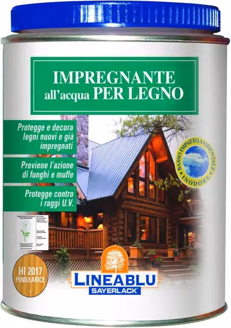 Sayerlack Impregnante Acrilico all'Acqua Bianco 0,75 l – 2