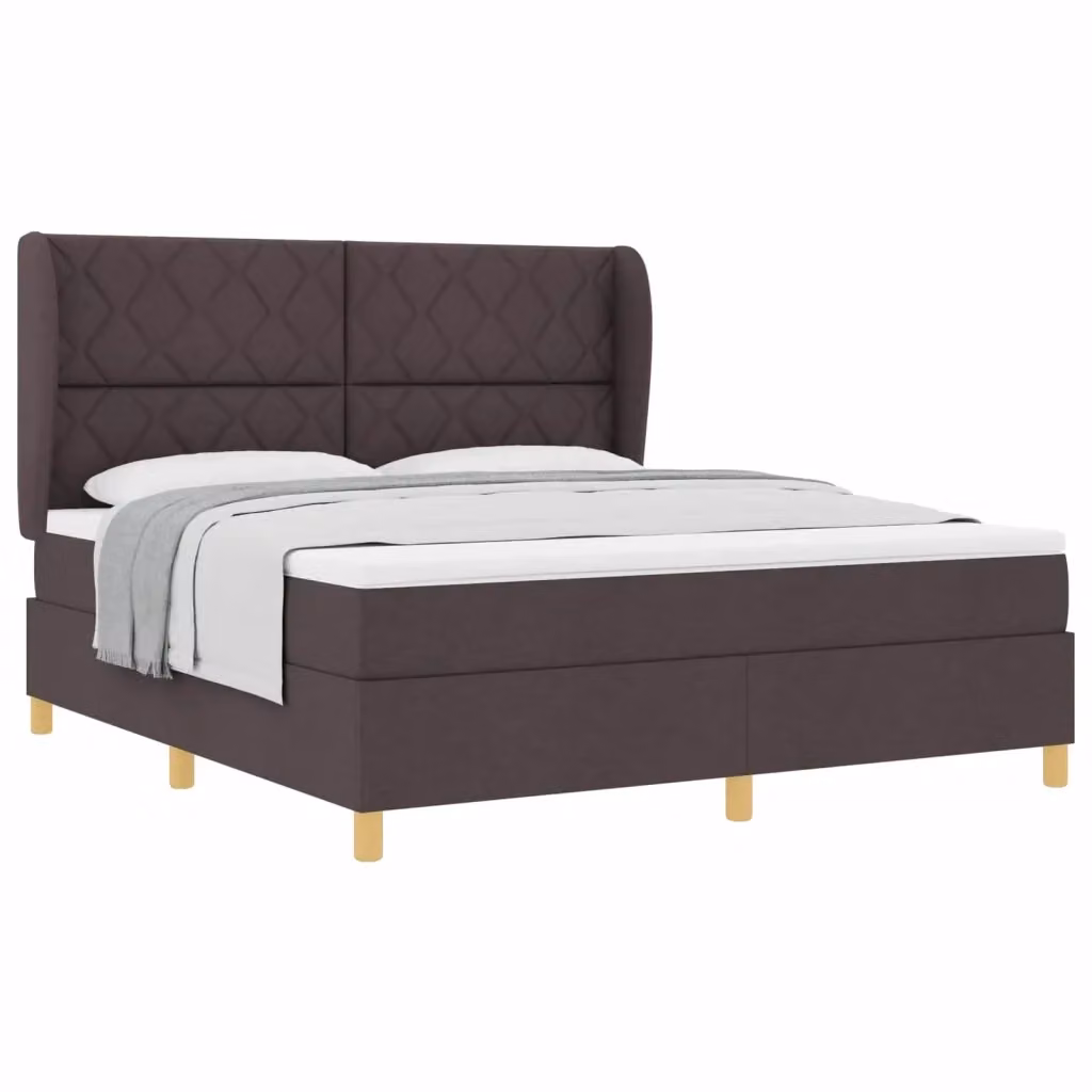 Letto ibrido con testiera in tessuto marrone vidaXL L: 180 cm, P: 200 cm, H: 280 cm – 2